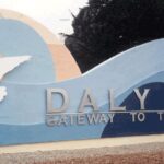 a sign with a bird on it