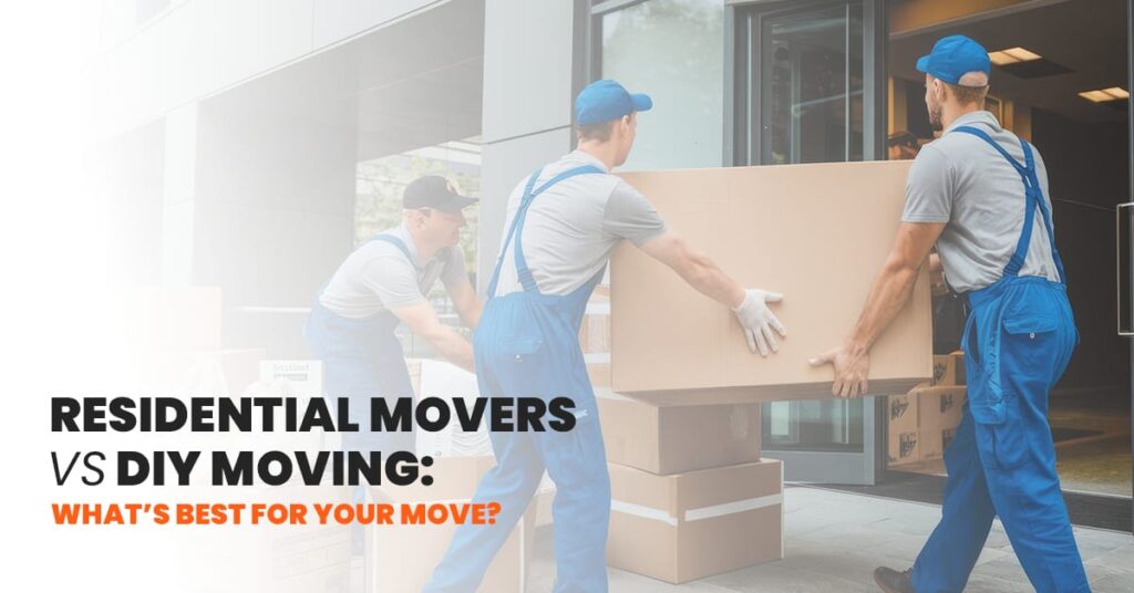 residential moving vs diy moving